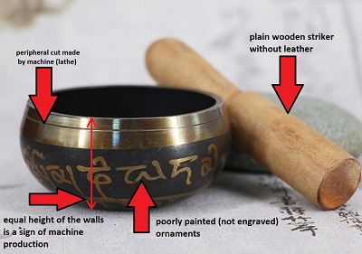 how to recognize quality singing bowls