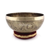 Tibetan bowl Engraved Grand 1474g