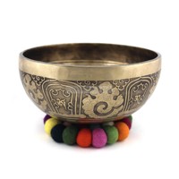 Tibetan bowl Engraved Grand 1210g