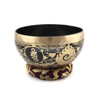 Tibetan bowl Engraved Mini 718g