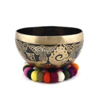 Tibetan bowl Engraved Mini 627g