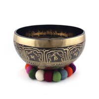 Tibetan bowl Grand Engraved 1056g