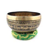 Tibetan bowl Engraved Medium 869g