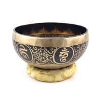 Tibetan bowl Engraved Medium 734g