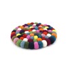 Felt balls cushion - 15cm diameter